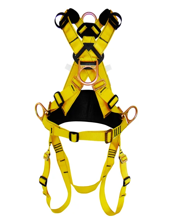 Arnés integral de 4 anillas con apoyo lumbar