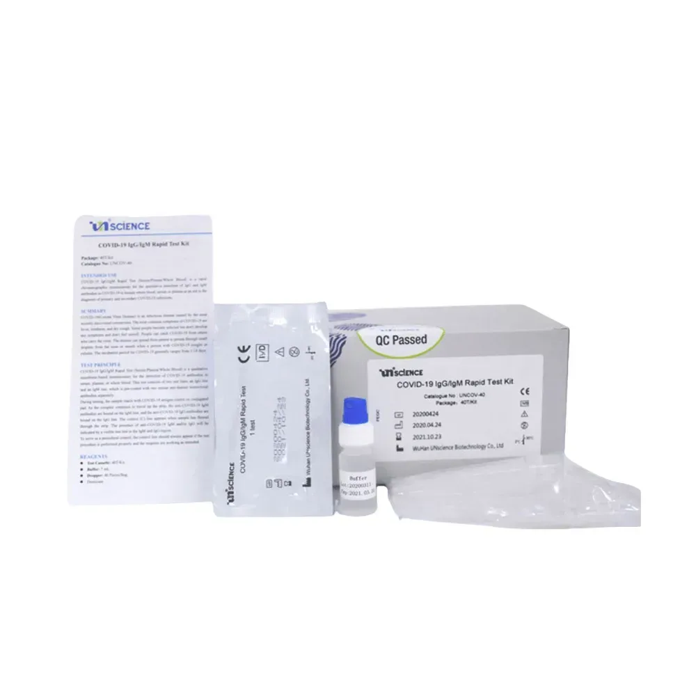 Test Rapido COVID-19 IgG/IgM UnScience Sangre Capilar