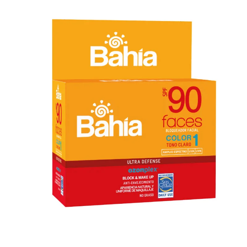 Bloqueador Bahia Spf90 10G C 20 Sachet Faces