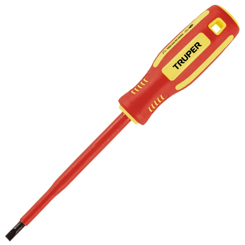 Desarmador Plano 7/32" x 5" Aislado Truper 102242