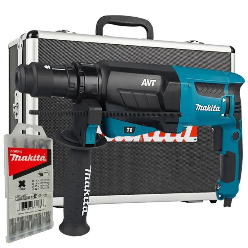 Rotomartillo SDS-Plus Makita HR2320TX1 720W con Kit de Brocas