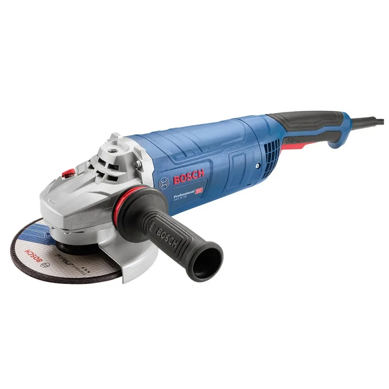 Amoladora Angular Bosch GWS 28-180 HM de 7" y 2.800 W con Interruptor Hombre Muerto