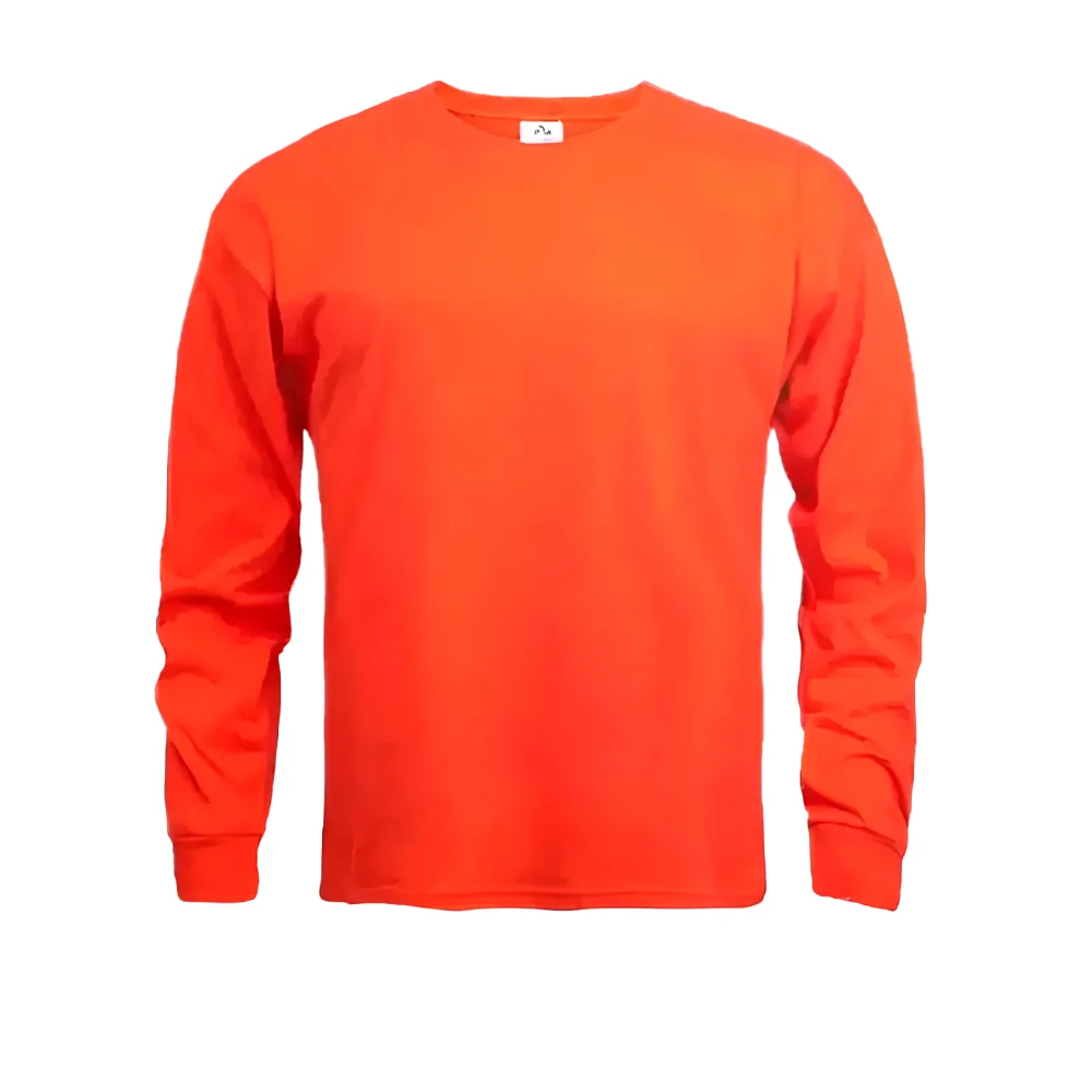 Polo de Trabajo Manga Larga Naranja Nacional (20/1)