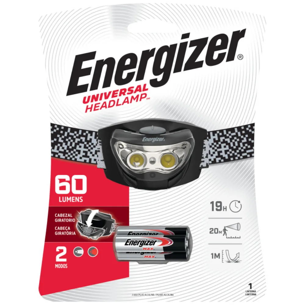 Linterna Frontal Energizer Universal 60