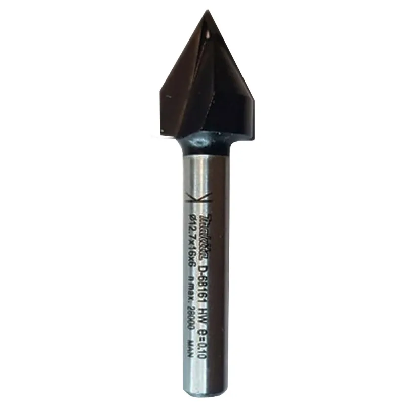 Fresa para Ranura en V 60° Makita D-68161 6mm