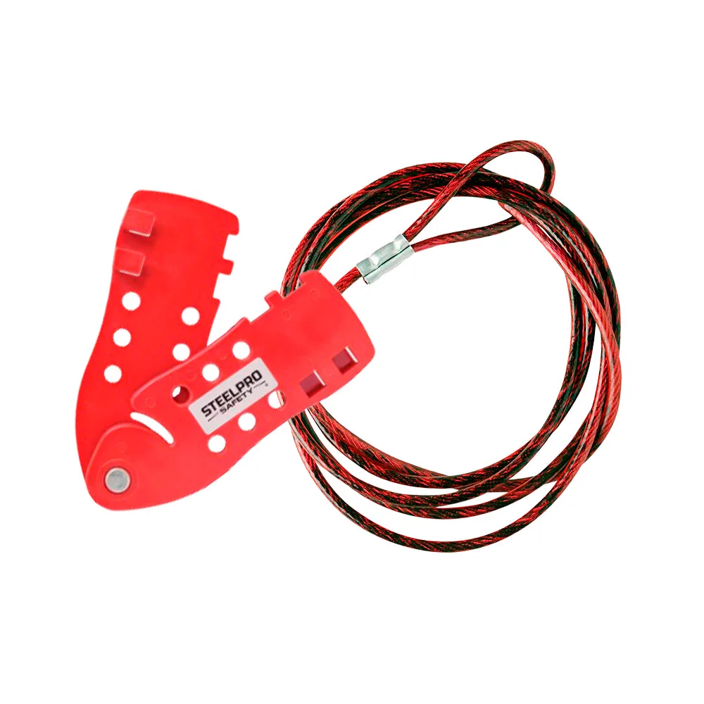 Bloqueo Ajustable con Cable de 2 metros Steelpro