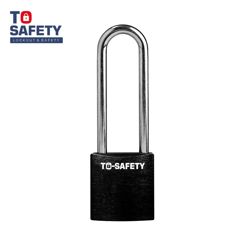 Candado de Aluminio con Arco de Acero 76mm Negro TS ALP76S To Safety