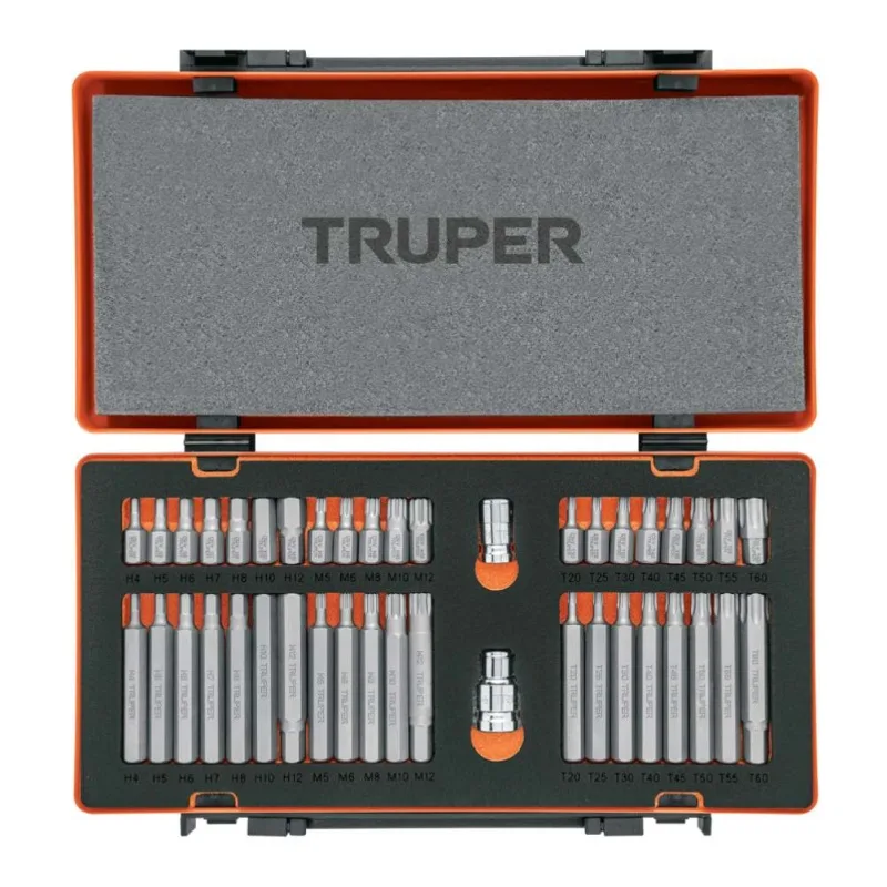 Juego de Bits y Adaptadores Truper 17809 42 Piezas