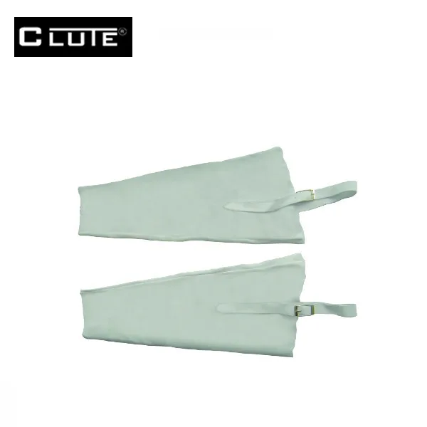 Protector de Brazos Clute Cuero Cromo