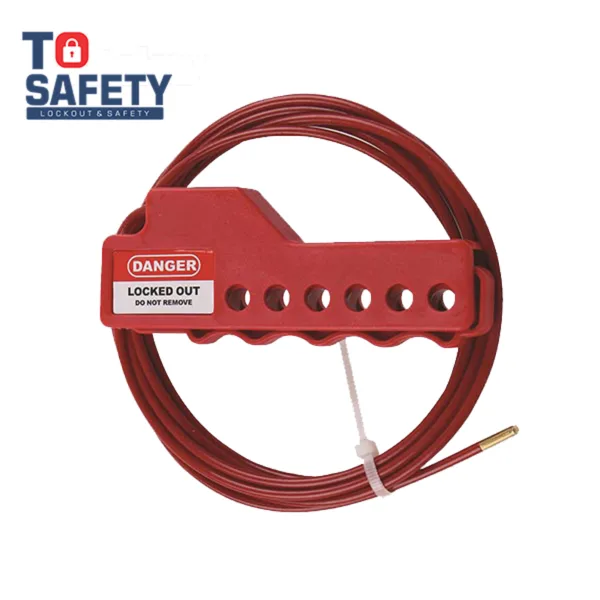Bloqueo de Cable Recubierto en PVC con Mango de 2m TS CB05 To Safety