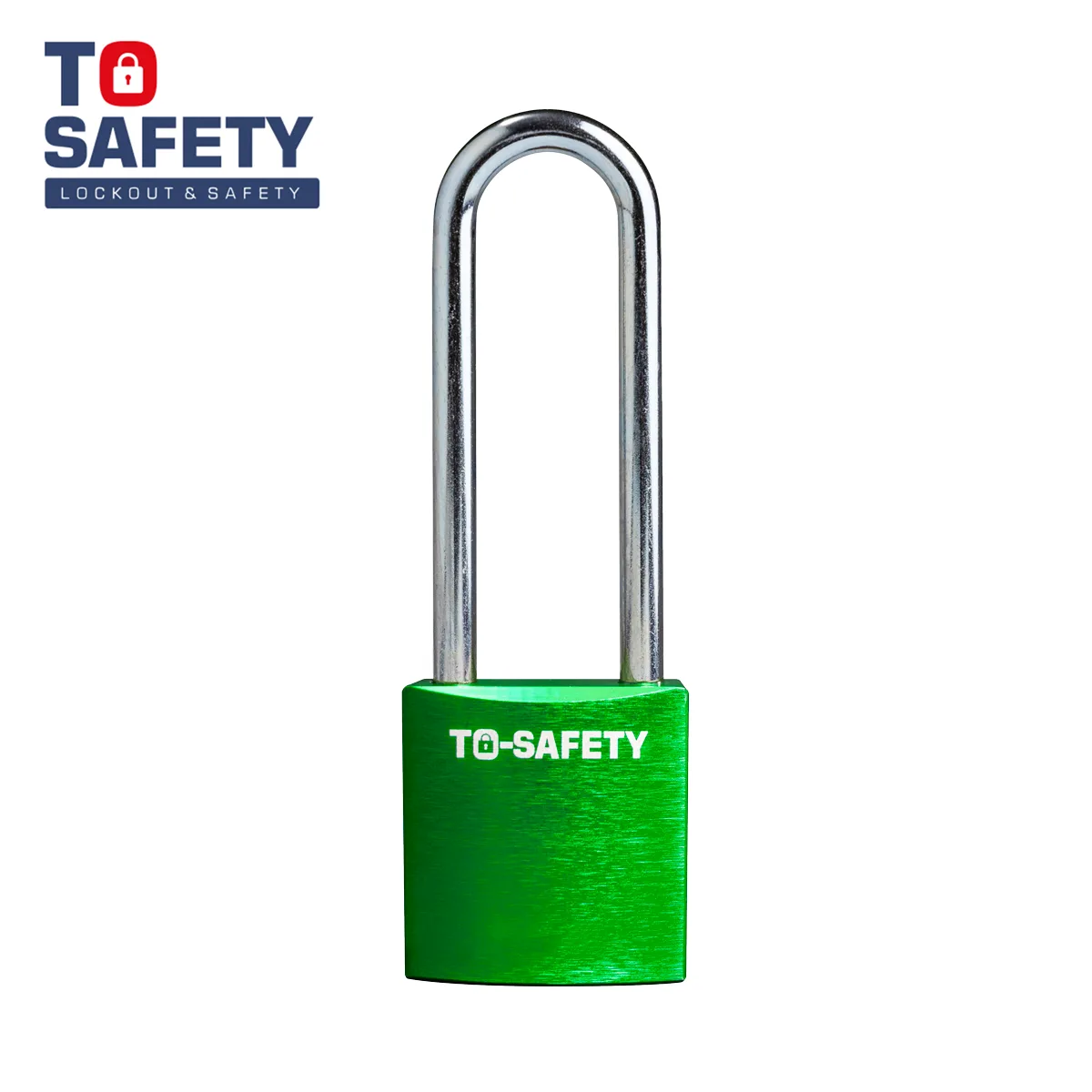 Candado de Aluminio con Arco de Acero 76mm Verde TS ALP76S To Safety
