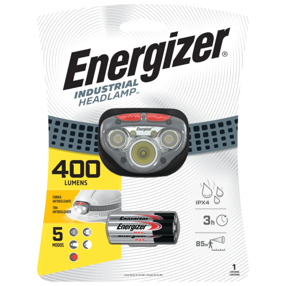 Linterna Frontal Energizer Industrial 400