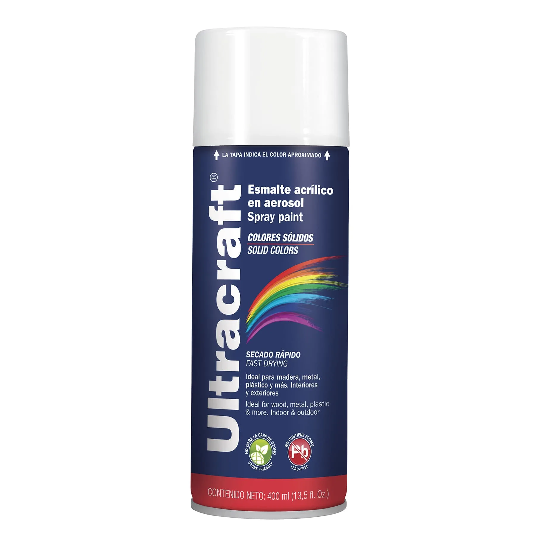 Pintura en Spray Blanco Brillante Ultracraft 40022