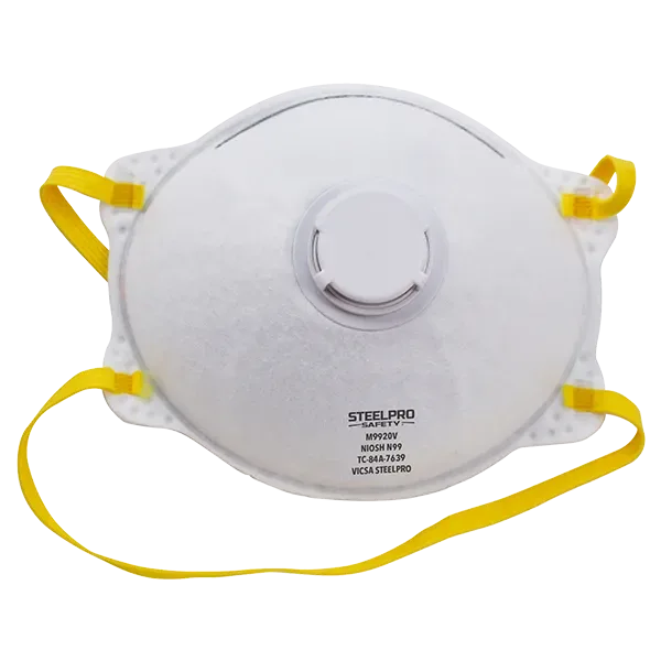 Respirador Descartable Steelpro M9920V N99 con Válvula (caja x10)