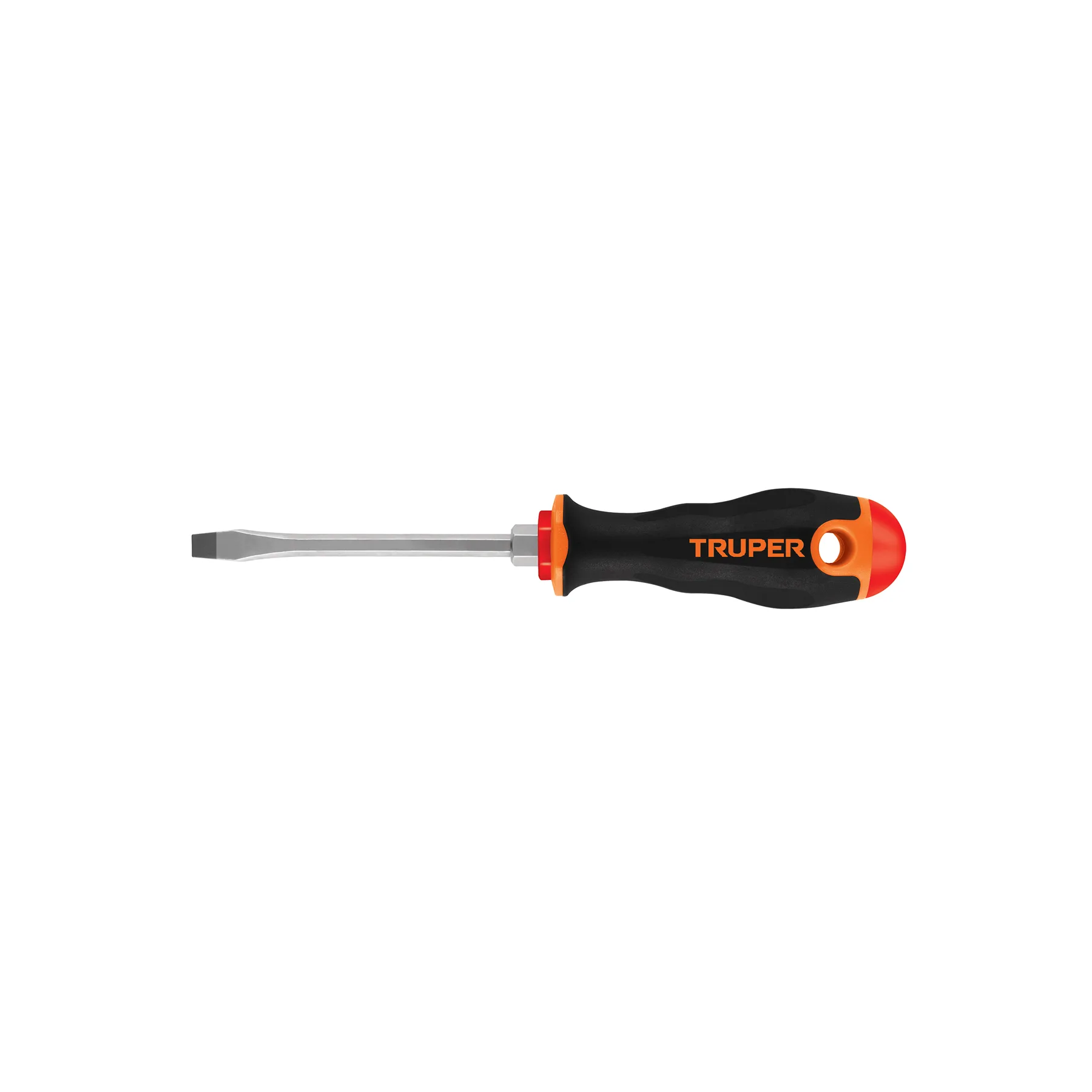 Desarmador plano 1/4 x 4" mango comfort grip TRUPER 13998