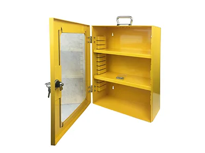 Estación de Bloqueo de Acero en Color Amarillo de 48X60 TS LK03-2 To Safety
