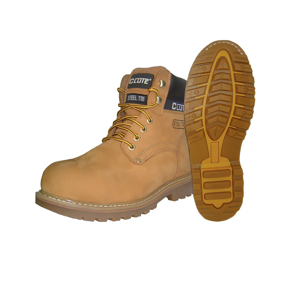 Zapato de seguridad puntera de acero CLUTE Titan ST mostaza