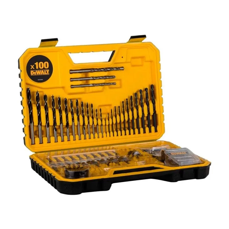 Set de Brocas y Puntas DeWalt DT71563-QZ de 100 Piezas con Estuche