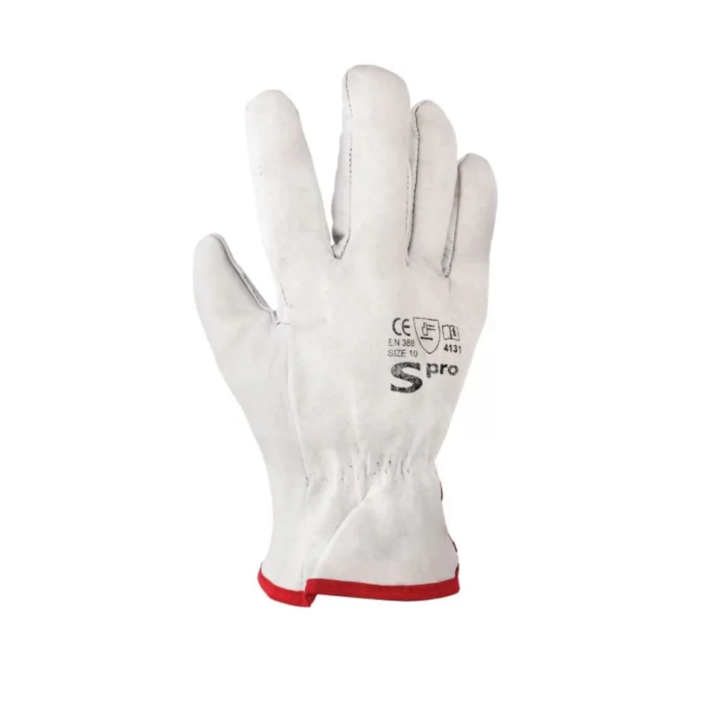 Guante Conductor de Cuero Badana Spro Champagne 10"