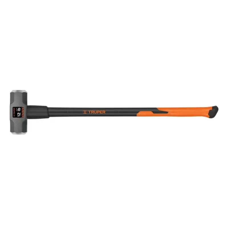 Comba Octogonal 12 Lbs Doble Cara Mango Fibra de Vidrio 36" Truper 16542