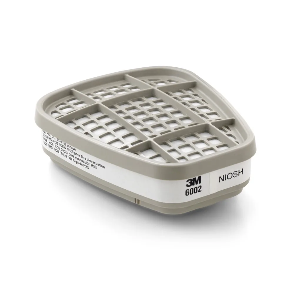 Cartucho 3M 6002 para Gases Ácidos (caja × 60)