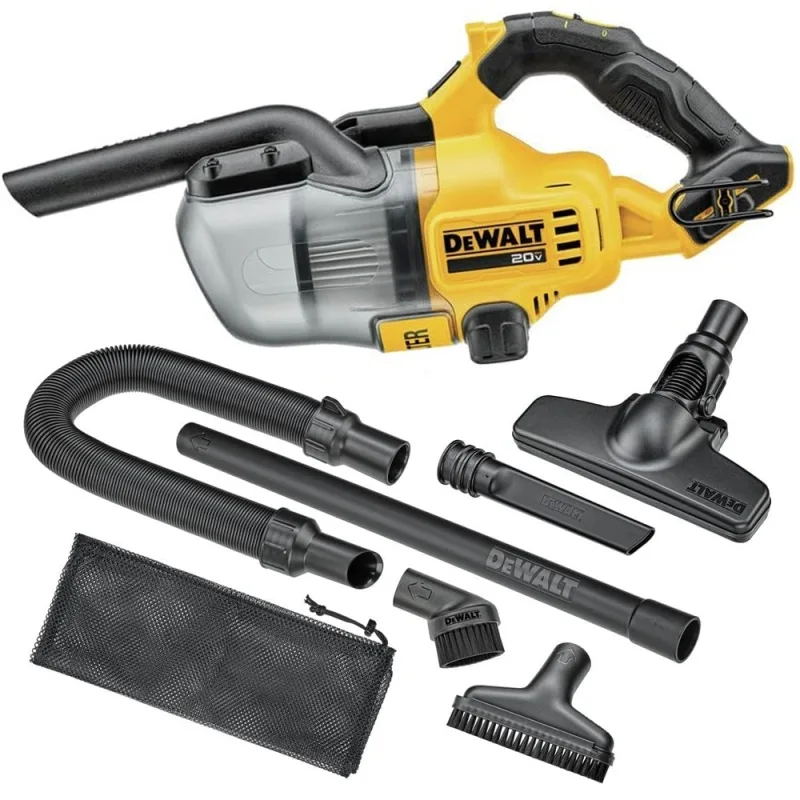 Aspiradora inalámbrica de mano DeWalt DCV501HB 20V con filtro HEPA y depósito de 0.7 L
