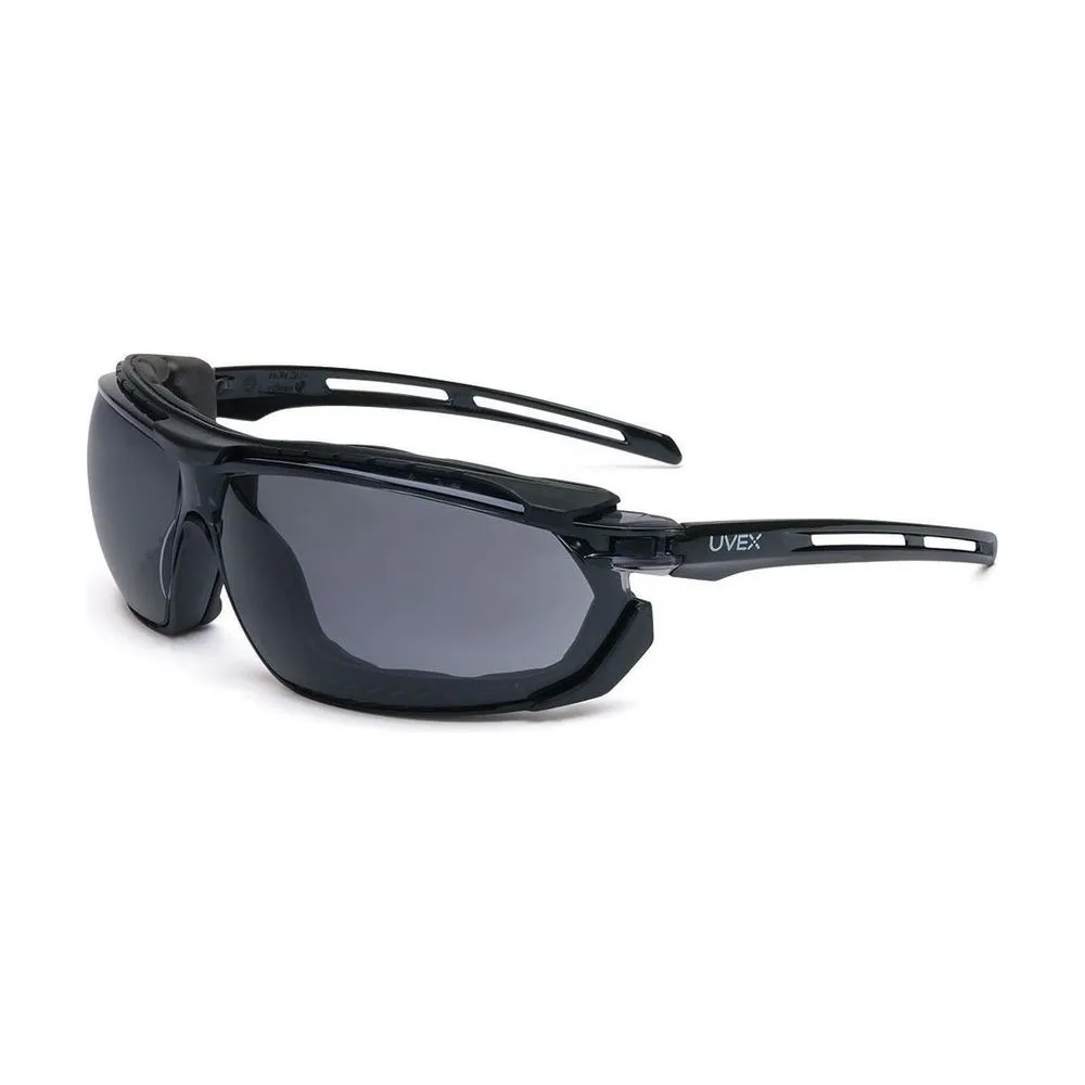 Lentes de seguridad con sello de espuma UVEX Tirade S4041 luna oscura