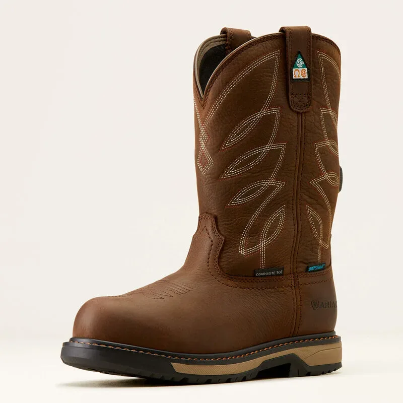 Bota de Trabajo Ariat Riveter Pull-On BOA CSA Impermeable con Puntera Composite
