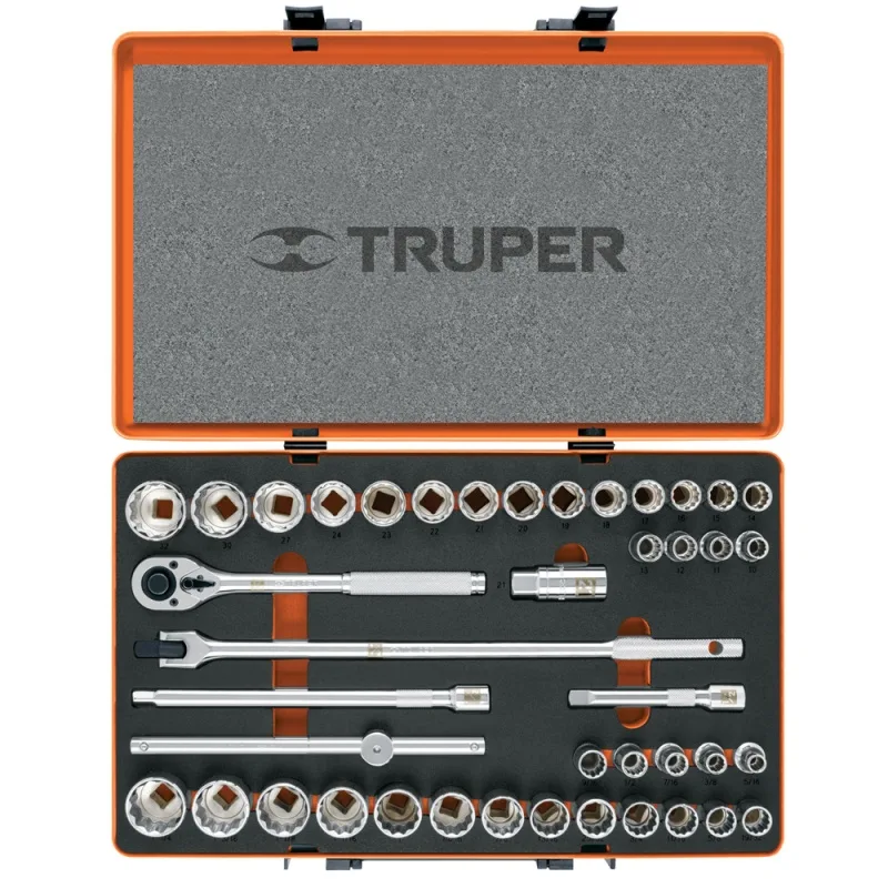 Juego de Herramientas Truper 13940 1/2" 42 Piezas