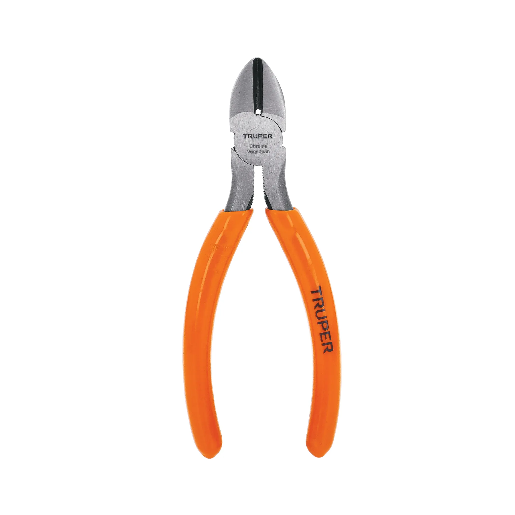 Pinza de corte diagonal 5" mango de PVC, TRUPER