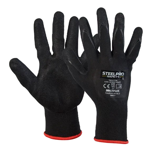 Guante Multiflex Poliéster Eco Látex Sandy Steelpro