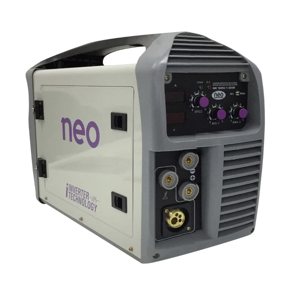 Maquina de Soldar NEO 250A MIG/MAG y Electrodo 2 en 1