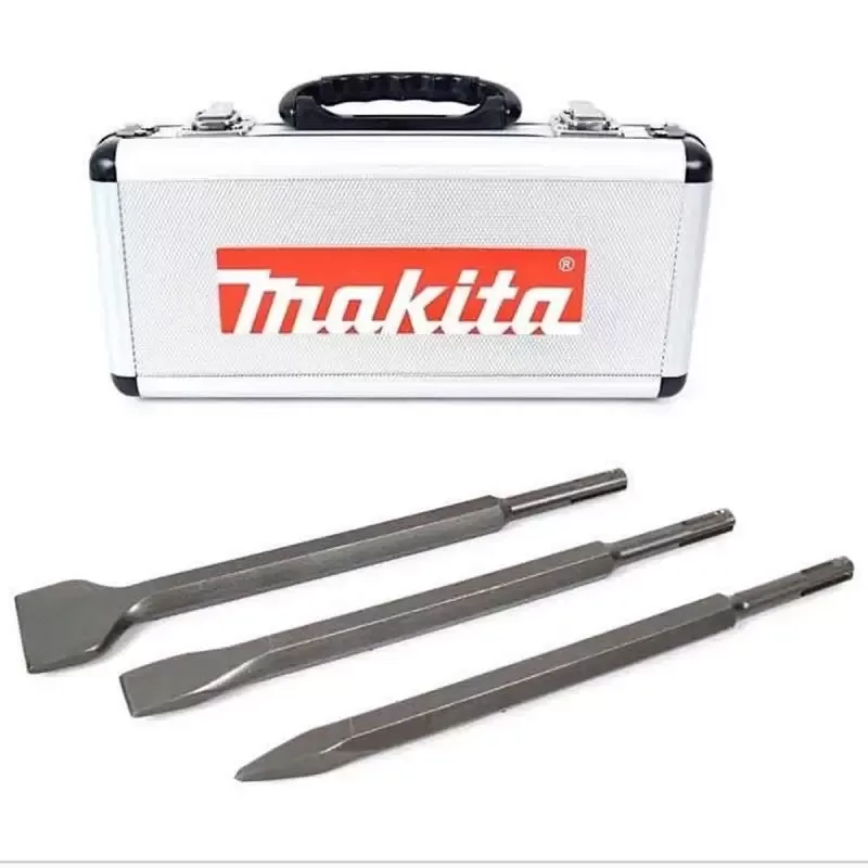 Set de 3 Cinceles SDS-Plus Makita D-05181 (Puntero y Planos) con Maletín
