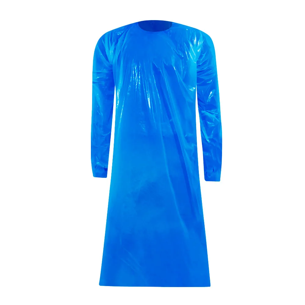 Pechera Polietileno Desechable Azul