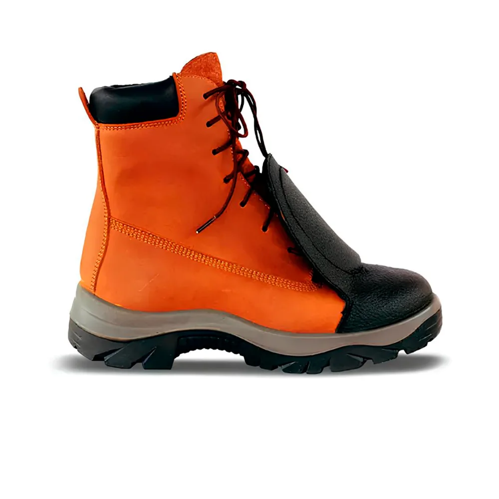 Botín de seguridad de cuero con punta de acero y protección metatarsal SEGUSA Eagle 6.5