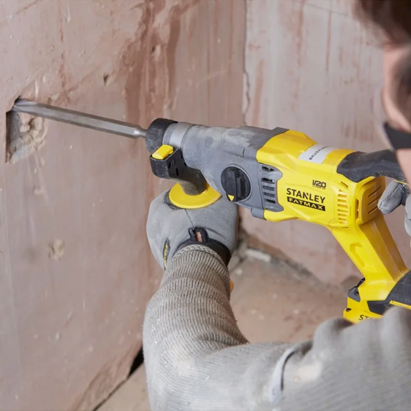 Rotomartillo Inalámbrico Stanley SBH900M2K-B2 SDS-Plus 20V Fatmax con 2 Baterías · foto 8