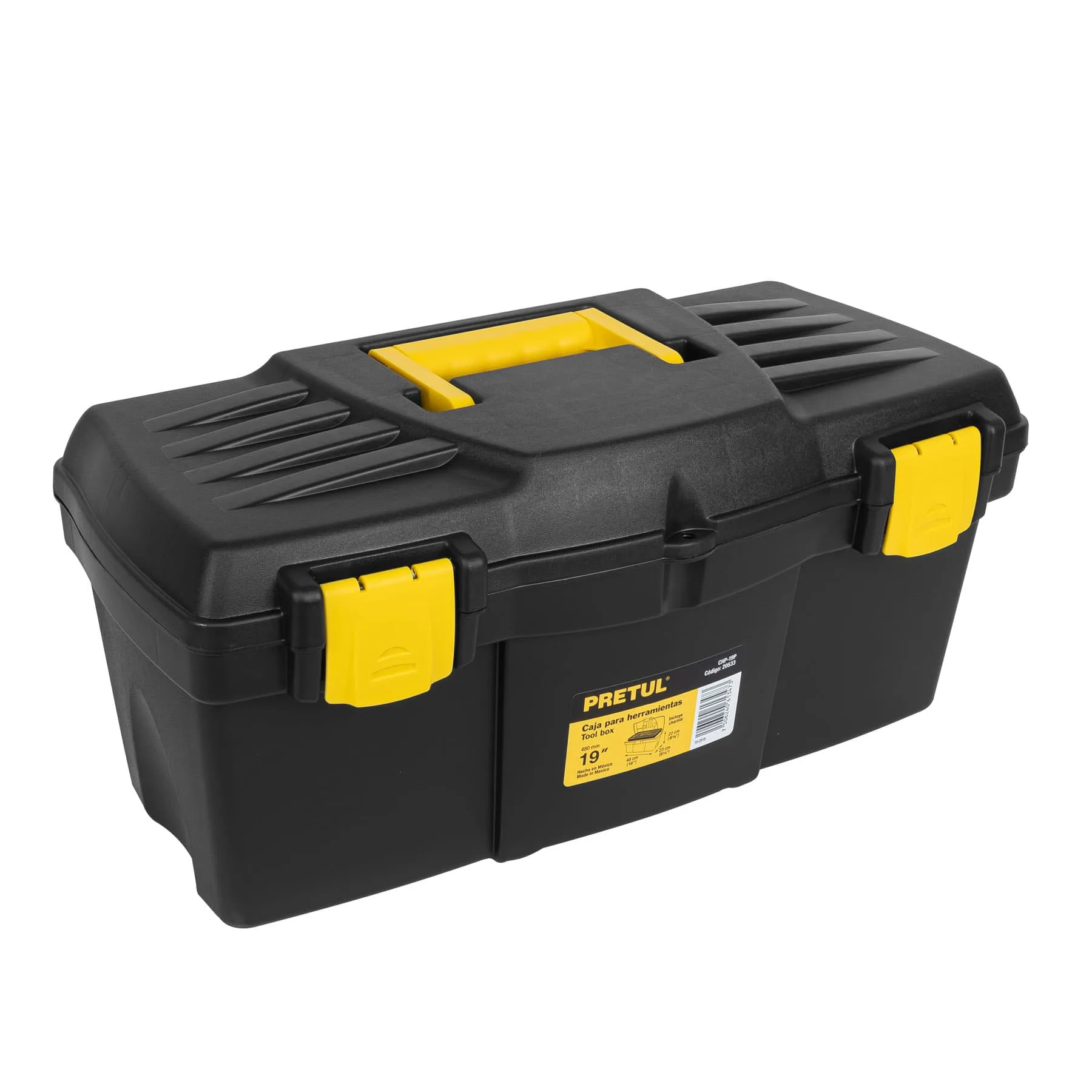 Caja para herramienta de 19", PRETUL