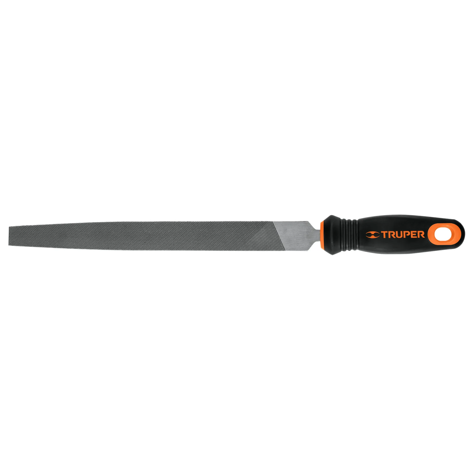 Lima plana bastarda 10" con mango Comfort Grip, TRUPER