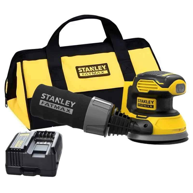 Lijadora Excéntrica Stanley SCS220D1S-B2 5" 20V Fatmax