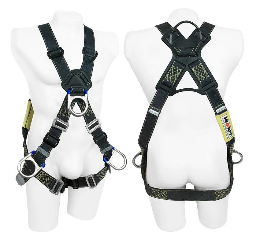 IN 8004-2K – Arnés 4 Argollas en Kevlar con Argolla Dorsal en Reata