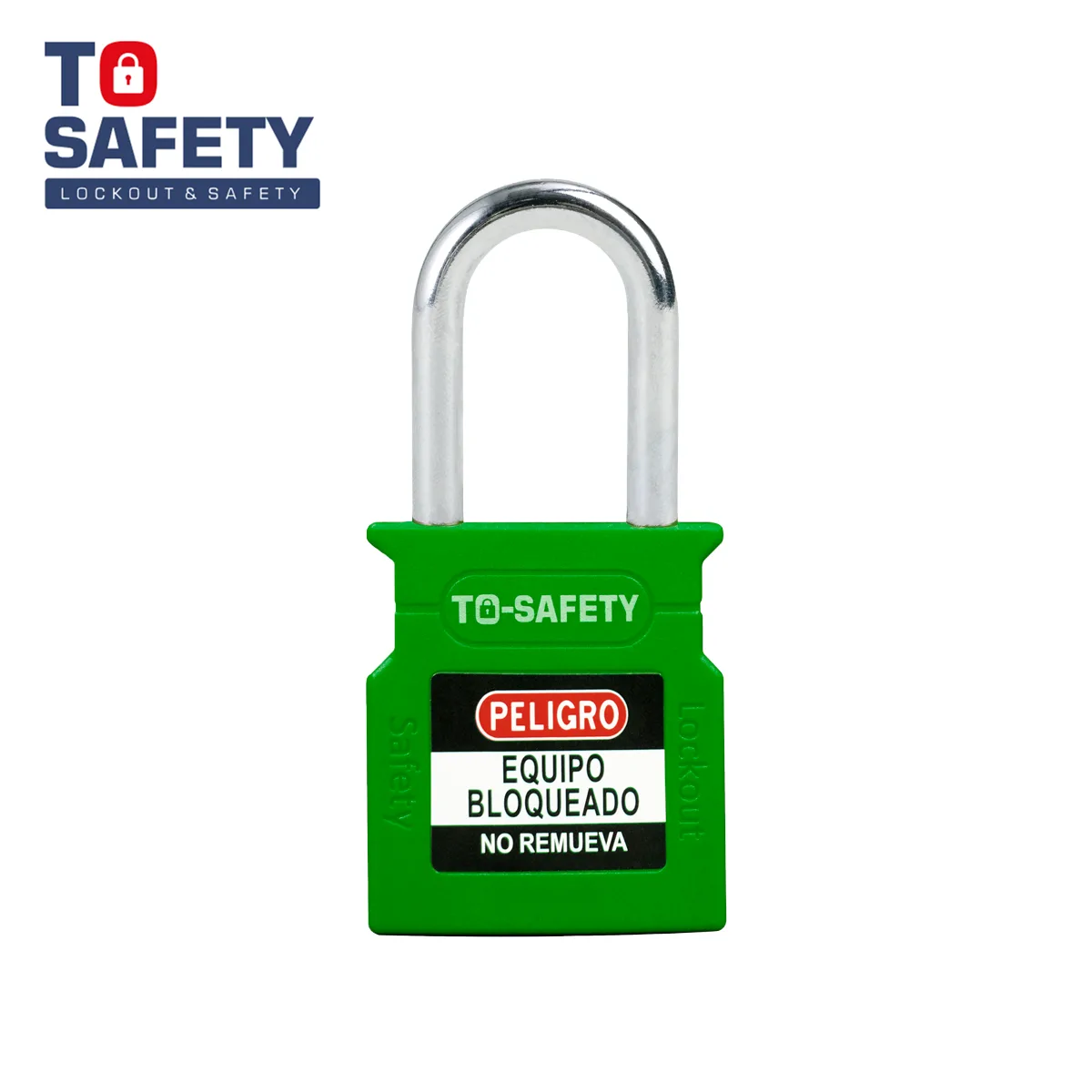 Candado de Bloqueo con Arco de Acero de 38mm Verde TS WCP38S To Safety