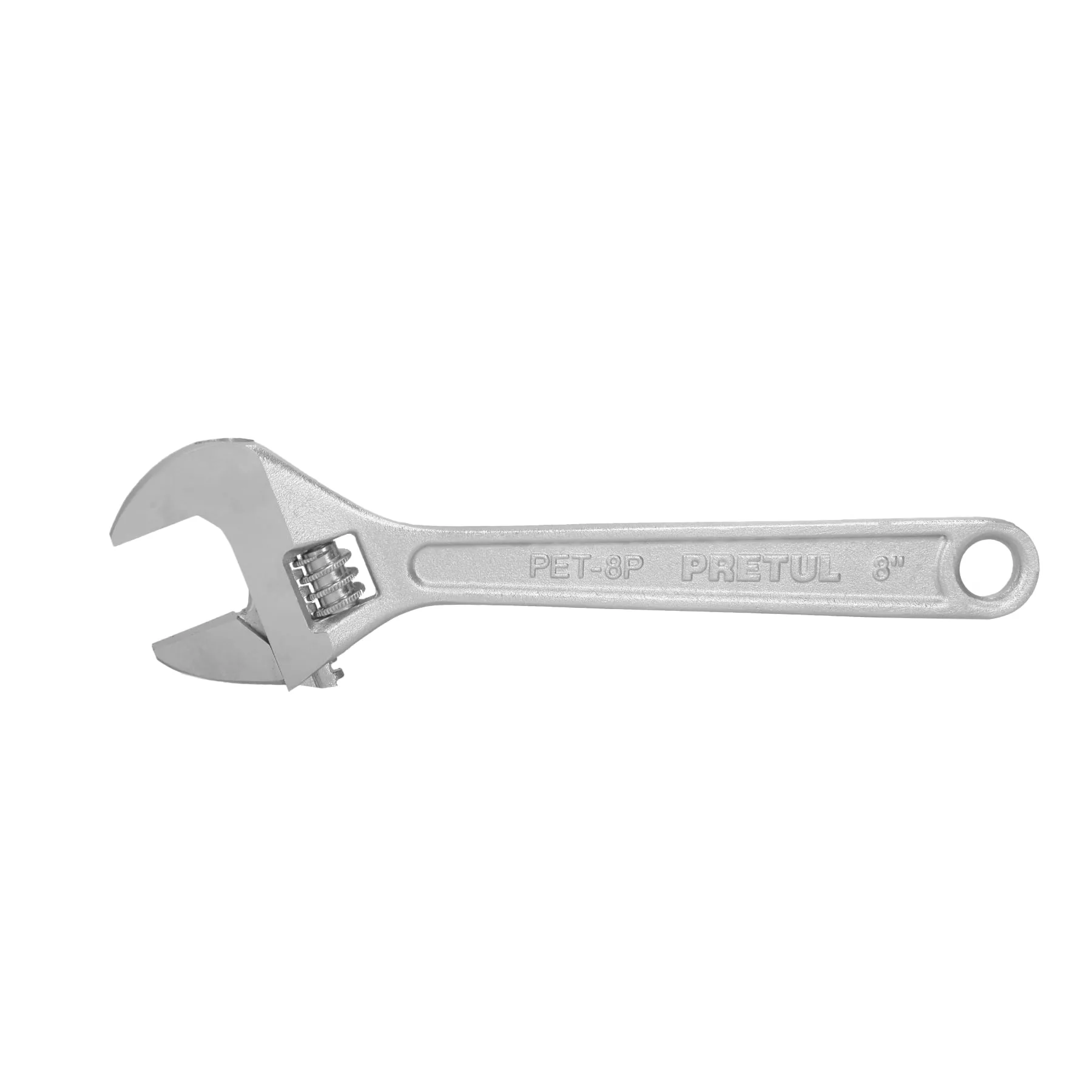 Llave ajustable (perico) 8" cromada, PRETUL