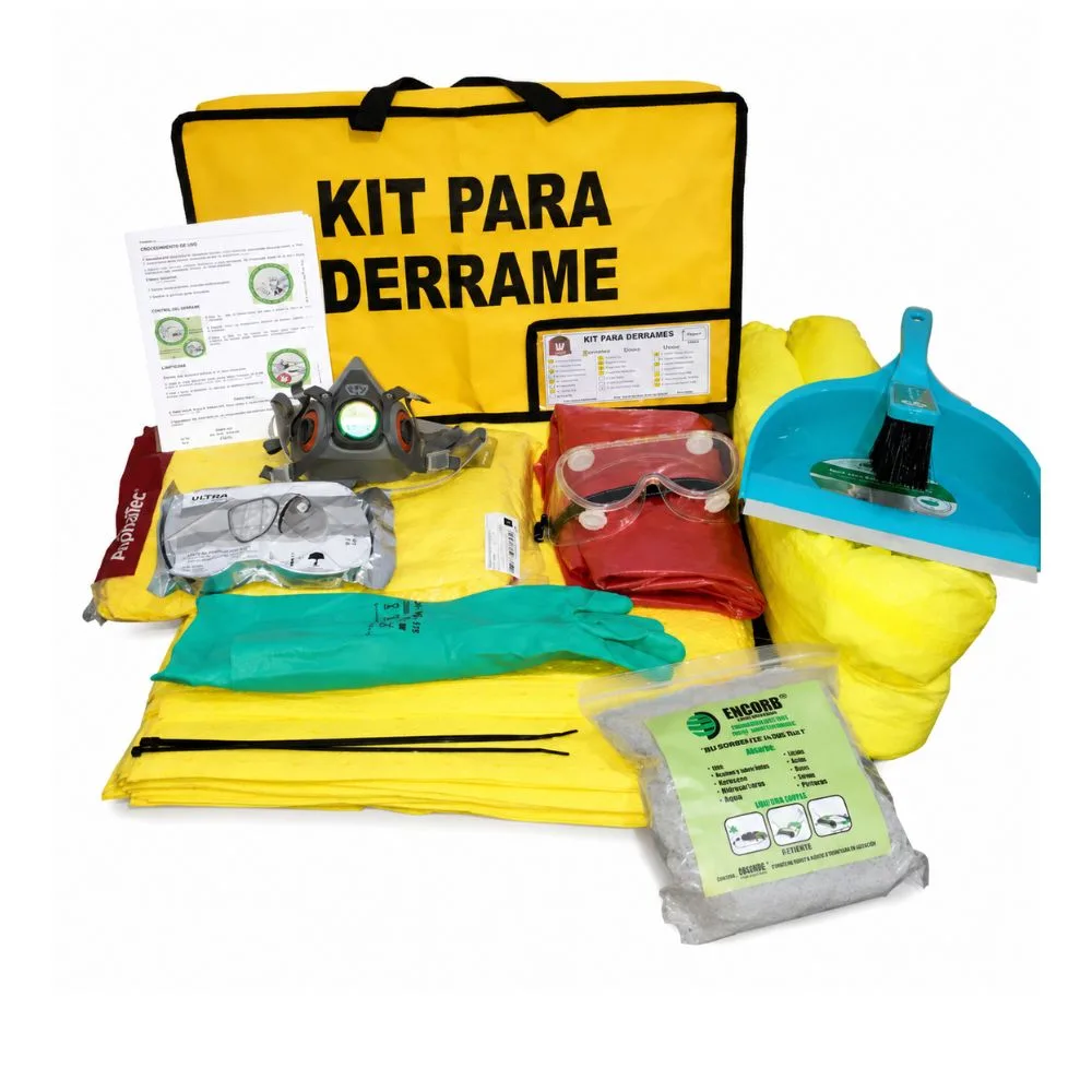 Kit Antiderrame para Hidrocarburos de 20 Litros