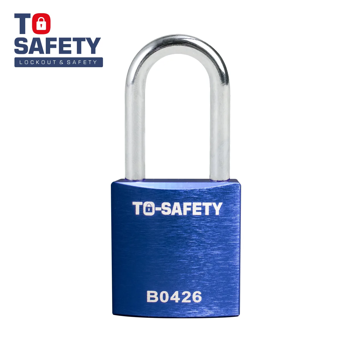 Candado de Aluminio con Arco de Acero 38mm Azul TS ALP38S To Safety