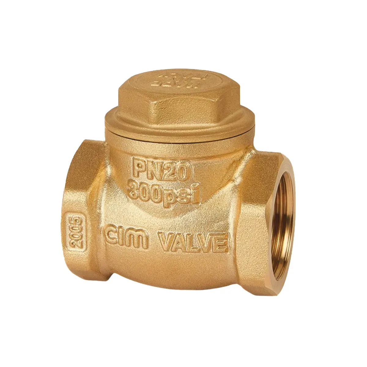 Válvula Check Swing 2" CIM-80 Cimberio Bronce