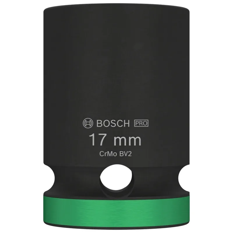 Dado de Impacto Hexagonal Bosch 2608.003.048-000 Encastre 1/2" x 17 mm Corto