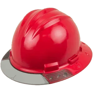 Casco de Seguridad Bullard AboveView de Ala Completa con Visor Transparente Superior