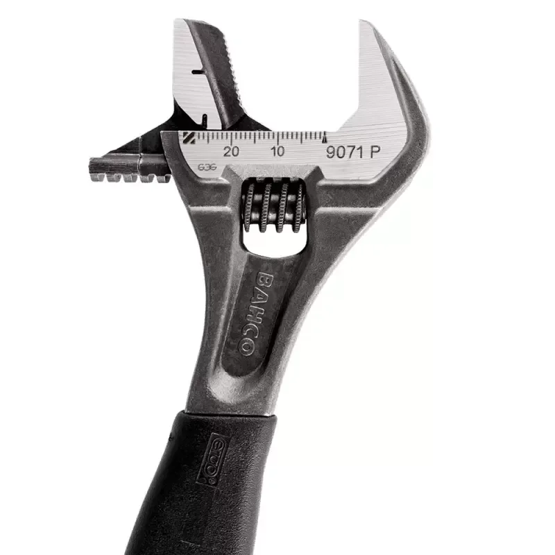Llave ajustable Bahco 9071 P de 8" fosfatada con mordaza reversible para tubo · foto 3