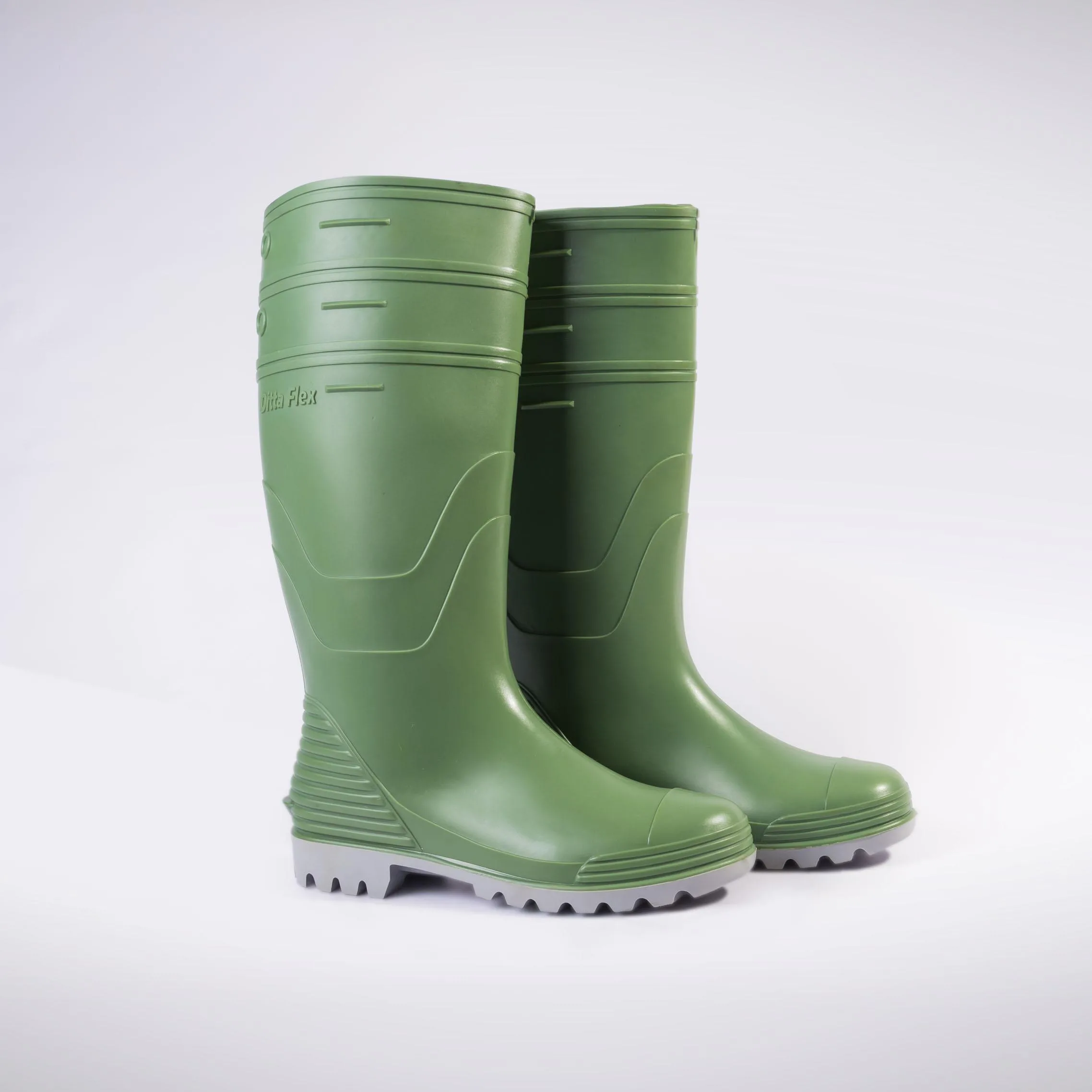 Botas Ditta Flex Verde/Plomo