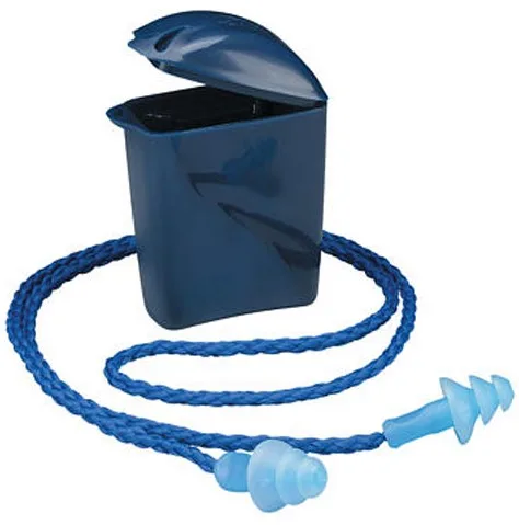 3M Tapones con Cordón y Estuche 1291, 25 dB, 50 Unidades